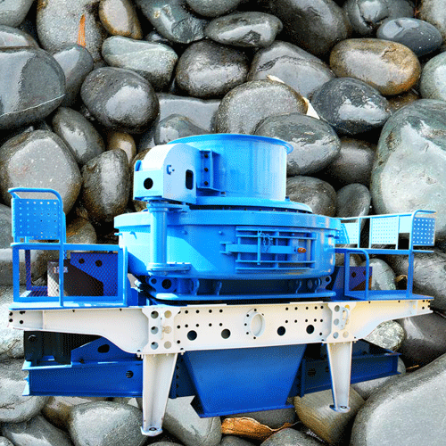 河卵石制砂機生產中料倉的設計